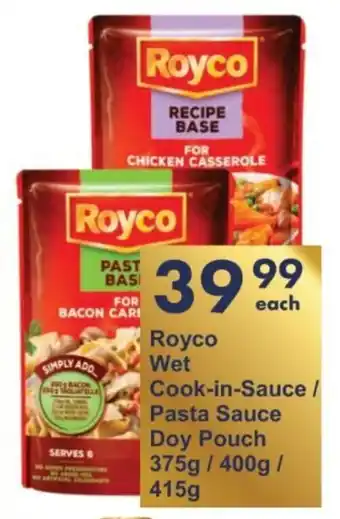 President Hyper Royco Wet Cook-in-Sauce/ Pasta Sauce Doy Pouch offer