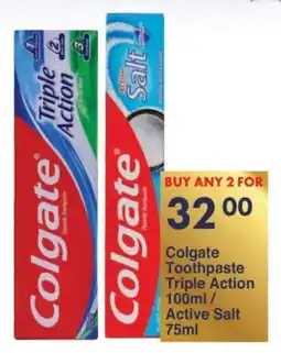 President Hyper Colgate Toothpaste Triple Action/ Active Salt offer
