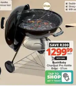 Checkers Hyper Bush Baby Charcoal Pro Kettle Braai offer