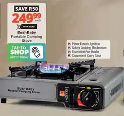 Checkers Hyper BushBaby Portable Camping Stove offer