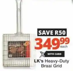 Checkers Hyper LK's Heavy-Duty Braai Grid offer