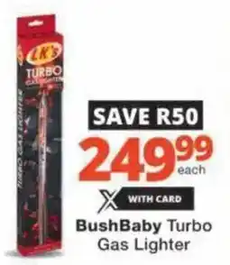 Checkers Hyper BushBaby Turbo Gas Lighter offer