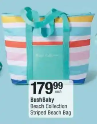 Checkers Hyper Bush Baby Beach Collection Striped Beach Bag offer