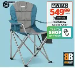 Checkers Hyper Bush Baby Deluxe Chair offer