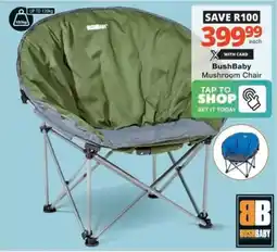 Checkers Hyper BushBaby Mushroom Chair offer