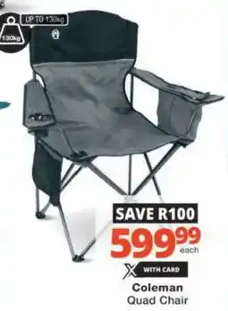 Checkers Hyper Coleman Quad Chair offer