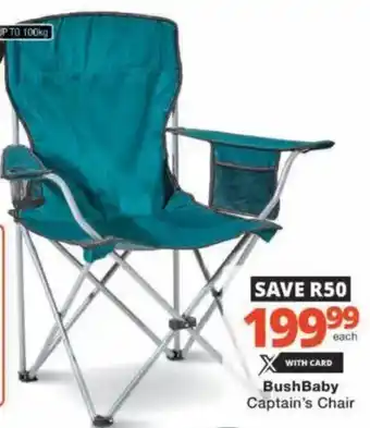 Checkers Hyper BushBaby Captain's Chair offer