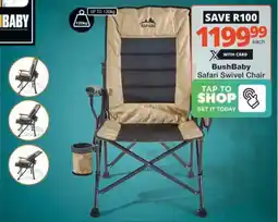 Checkers Hyper BushBaby Safari Swivel Chair offer