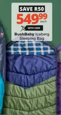 Checkers Hyper BushBaby Iceberg Sleeping Bag offer