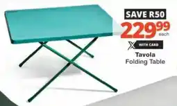 Checkers Hyper Tavola Folding Table offer