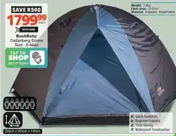 Checkers Hyper BushBaby Cederberg Dome Tent offer