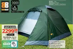 Checkers Hyper BushBaby Alpine 400 Tent offer