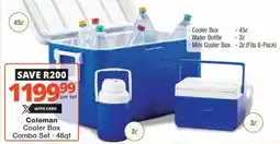 Checkers Hyper Coleman Cooler Box Combo Set offer