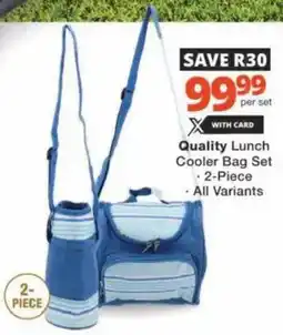 Checkers Hyper Quality Lunch Cooler Bag Set offer