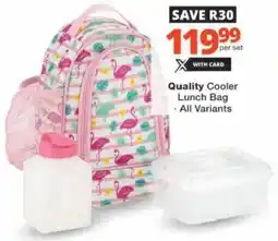 Checkers Hyper Quality Cooler Lunch Bag offer