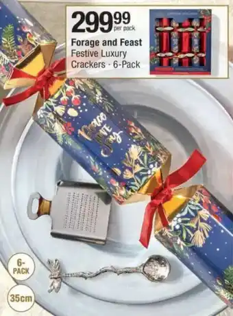 Checkers Hyper Forage and Feast Festive Luxury Crackers offer