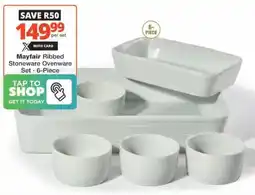 Checkers Hyper Mayfair Ribbed Stoneware Ovenware Set offer