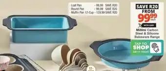 Checkers Hyper Millini Carbon Steel & Silicone Bakeware Range offer