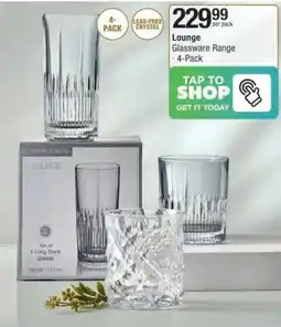 Checkers Hyper Lounge Glassware Range offer