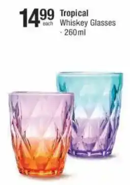 Checkers Hyper Tropical Whiskey Glasses offer