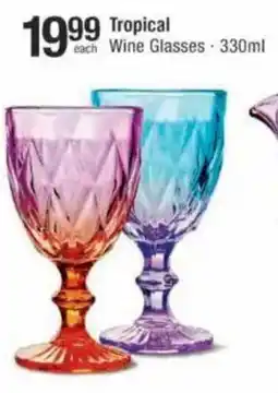 Checkers Hyper Tropical Wine Glasses offer