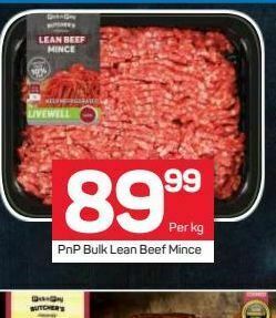 Pick n Pay Hypermarket Pnp minced beef offer