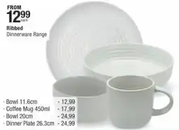 Checkers Hyper Ribbed Dinnerware Range offer