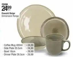 Checkers Hyper Oswald Beige Dinnerware Range offer