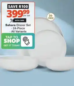 Checkers Hyper Sahara Dinner Set offer