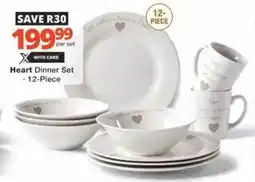 Checkers Hyper Heart Dinner Set offer