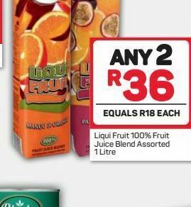 Pick n Pay Hypermarket Liqui-fruit fruit juice 2 offer