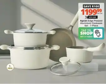Checkers Hyper Agean Edge Pressed Aluminium Cookware Set offer