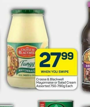 Pick n Pay Hypermarket Crosse & blackwell mayonnaise offer