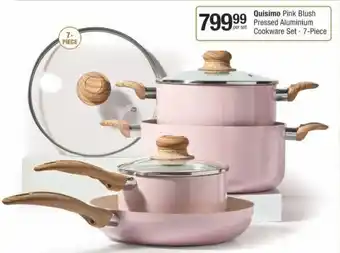 Checkers Hyper Quisimo Pink Blush Pressed Aluminium Cookware Set offer