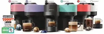 Checkers Hyper Nespresso Vertuo Pop Coffee Machine offer