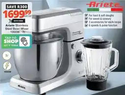 Checkers Hyper Ariete Stainless Steel Bowl Mixer offer