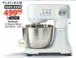 Checkers Hyper Platinum 12-Speed Mixer with Bowl offer