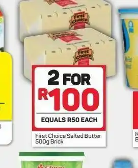 Pick n Pay Hypermarket First choice butter 2 offer
