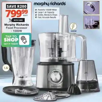 Checkers Hyper Morphy Richards Food Processor offer