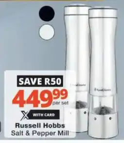 Checkers Hyper Russell Hobbs Salt & Pepper Mill offer