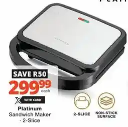 Checkers Hyper Platinum Sandwich Maker offer