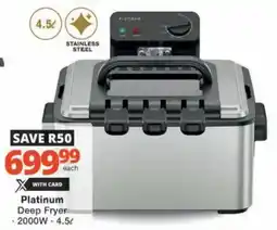 Checkers Hyper Platinum Deep Fryer offer