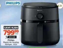 Checkers Hyper Philips Rapid Air Analog Airfryer offer