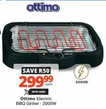 Checkers Hyper Ottimo Electric BBQ Griller offer