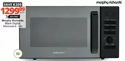 Checkers Hyper Morphy Richards Black Digital Microwave offer