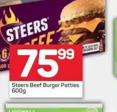 Pick n Pay Hypermarket Steers beef burgers offer