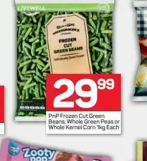 Pick n Pay Hypermarket Pnp frozen beans offer