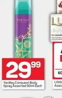 Pick n Pay Hypermarket Yardley deodorant offer