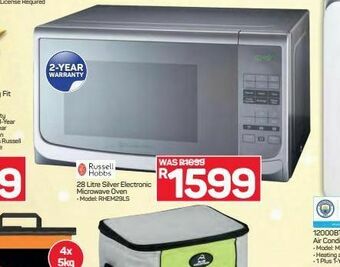 Pick n Pay Hypermarket Russell hobbs microwave oven offer