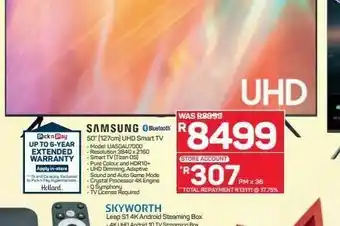 Pick n Pay Hypermarket Samsung 50" 4k qled tv offer